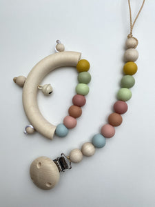 Schnullerkette RAINBOW